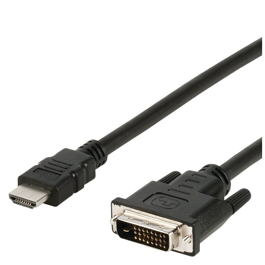 Adaptateur et convertisseur GENERIQUE CABLING® DVI vers HDMI Mâle