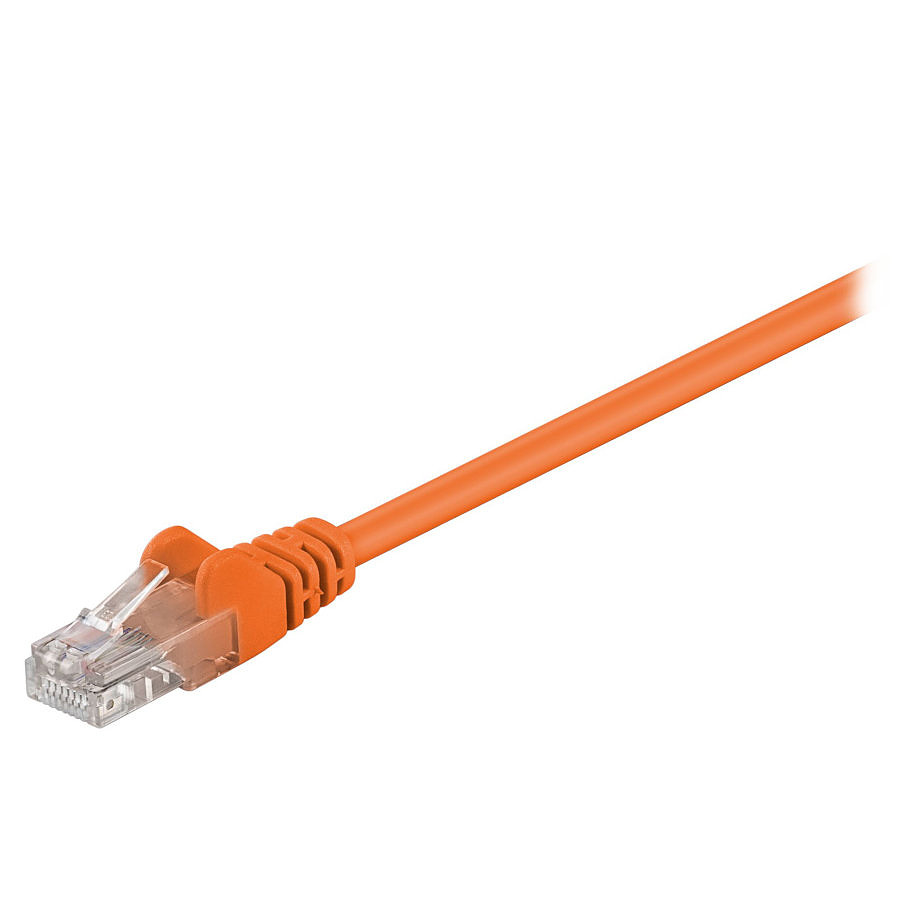 Câble RJ45 Câble RJ45 catégorie 5e U/UTP 0.5 m (Orange)
