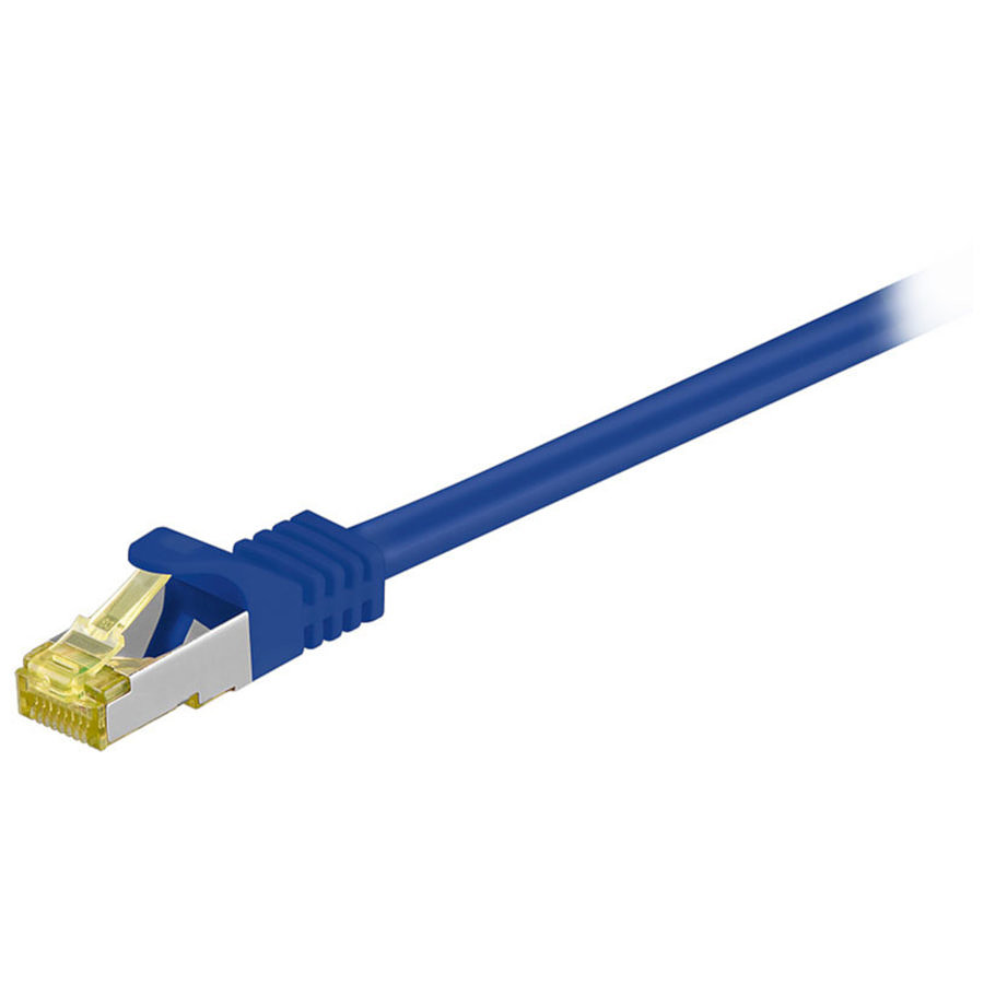 Cable RJ45 Cat 7 S/FTP (bleu) - 1 m - Câble RJ45 Générique sur
