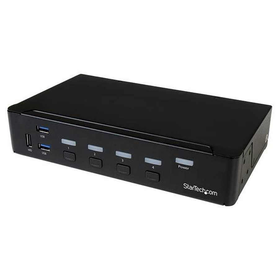 StarTech.com Commutateur KVM HDMI USB 4 ports avec audio - KVM StarTech.com  sur