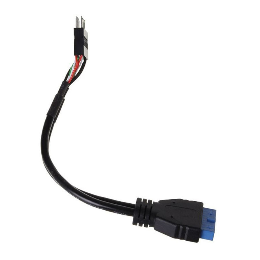 Adaptateur interne USB 3.0 femelle / USB 2.0 mâle - Câble USB