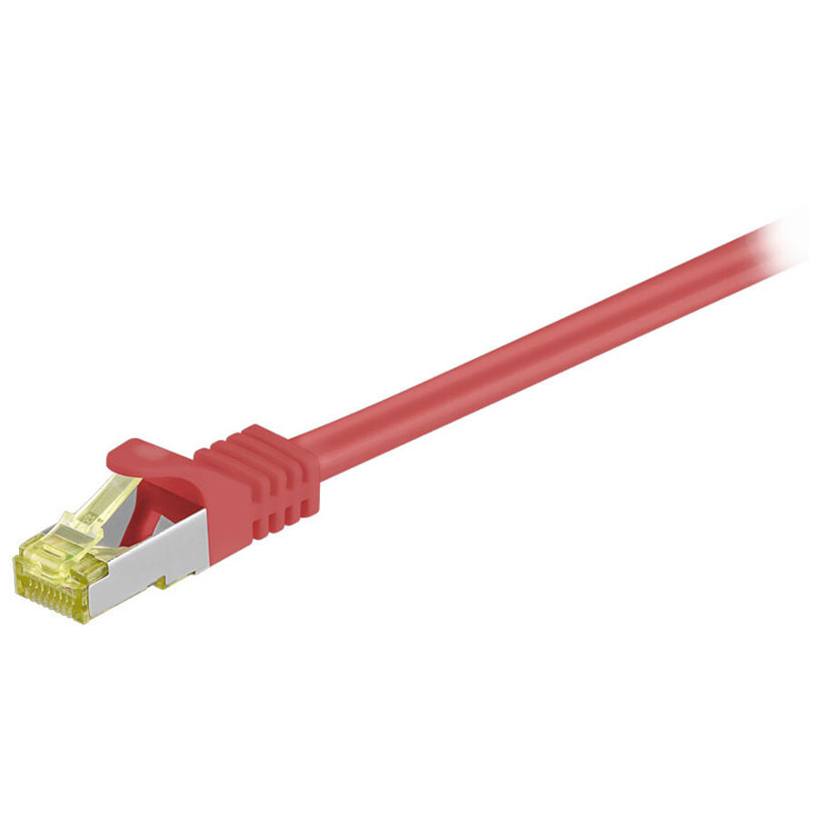 Câble RJ45 Cordon RJ45 catégorie 7 S/FTP 3 m (Rouge)