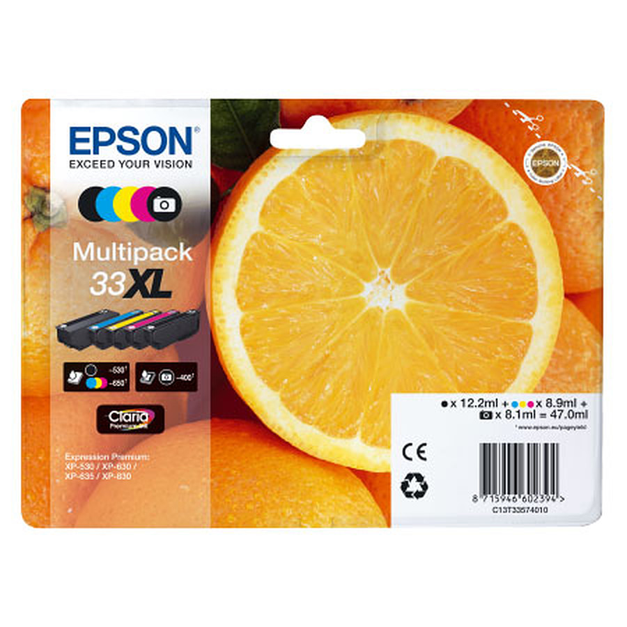 Cartouche d'encre Epson Multipack 33XL