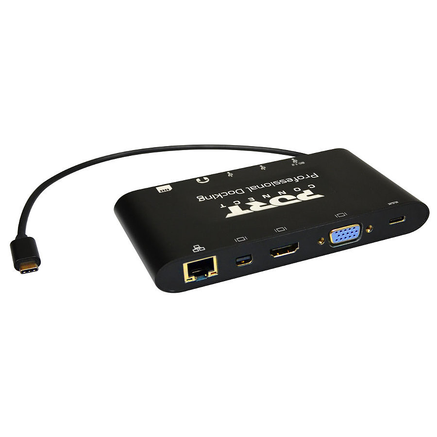 StarTech.com Station d'accueil USB 3.0 triple affichage PC portable -  Réplicateur de ports USB 3.0 universel avec 3 sorties vidéo - 4K - station d 'accueil - USB - GigE