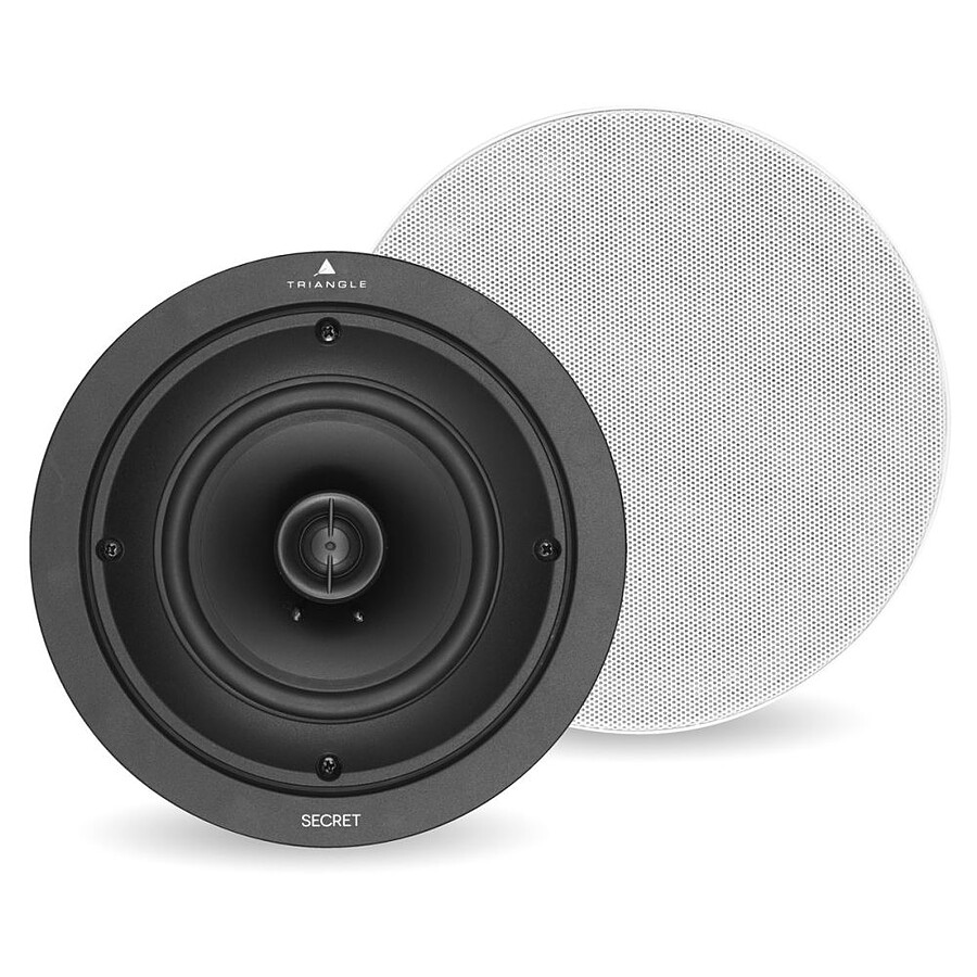 Enceintes HiFi / Home-Cinéma Triangle SECRET ICT5 - Blanc (La paire)