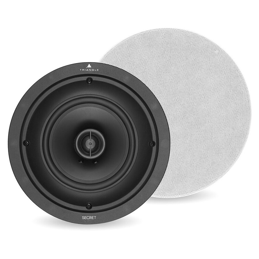 Enceintes HiFi / Home-Cinéma Triangle SECRET ICT7 - Blanc (La paire)