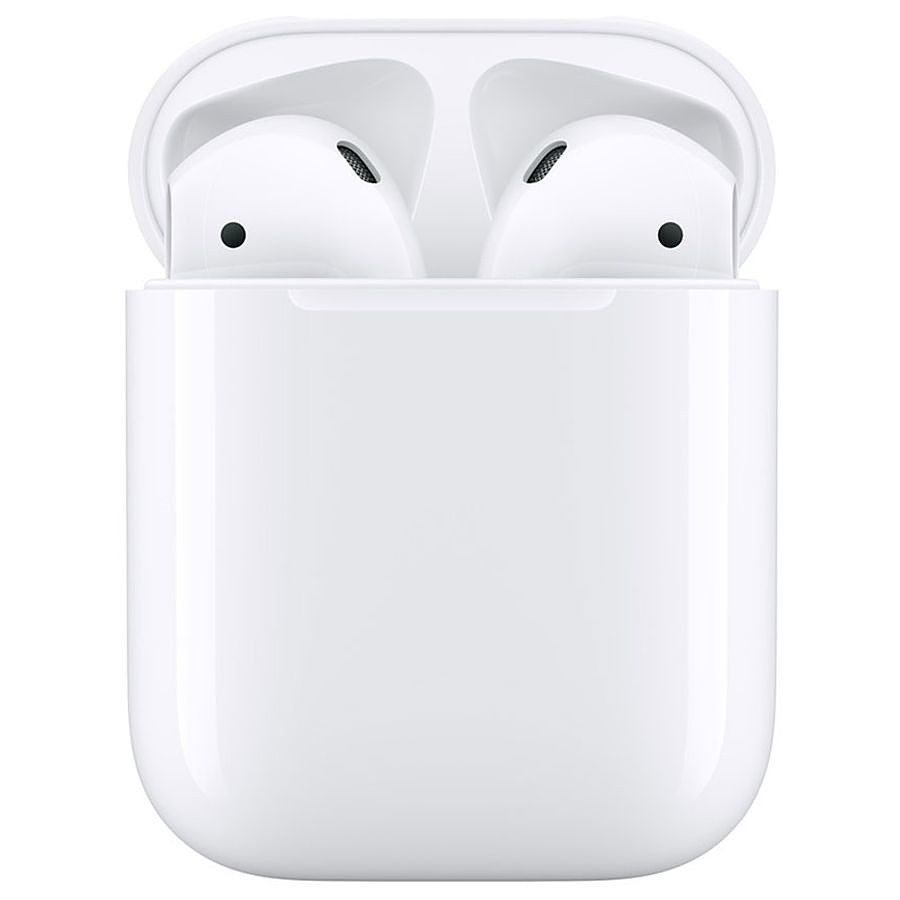Casque Audio Apple AirPods 2 avec boîtier de charge - Écouteurs sans fil - Occasion