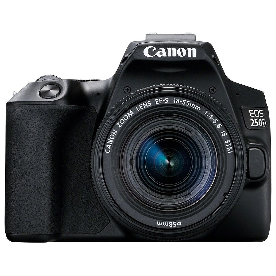 Appareil photo Reflex Canon EOS 250D Noir + 18-55 IS STM Noir