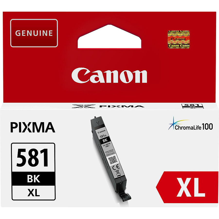 Cartouche d'encre Canon CLI-581BK Noir XL