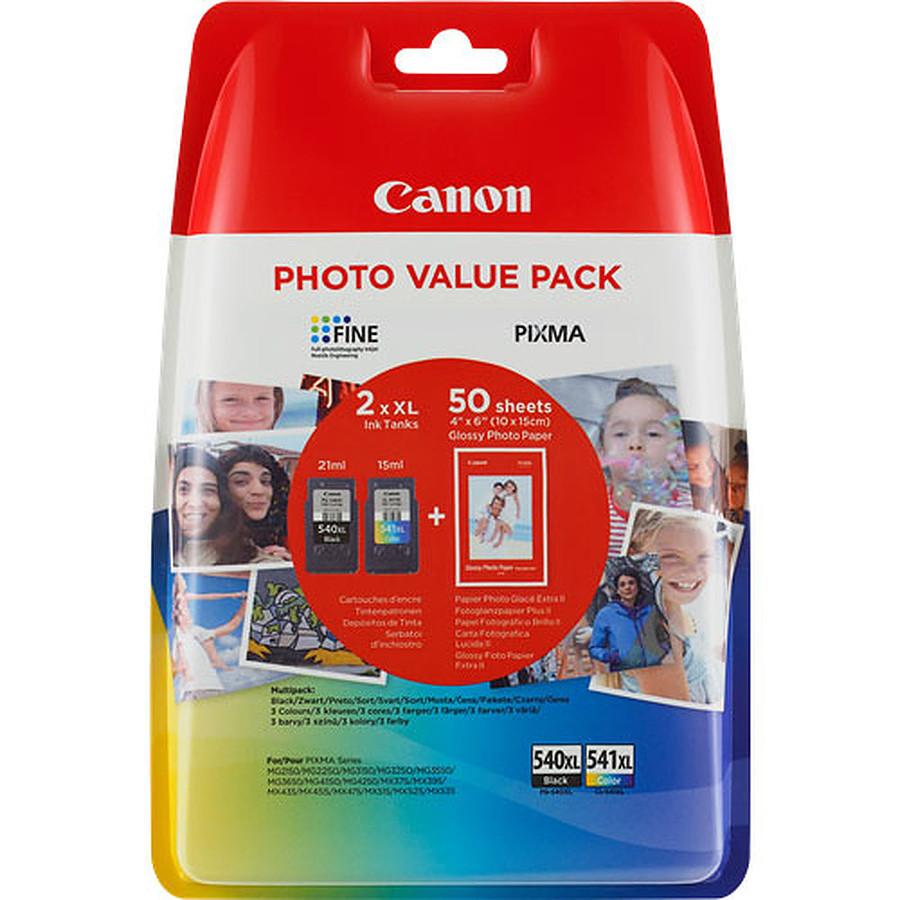 Canon MultiPack PG-540 + CL-541 standard - Cartouche d'encre Canon sur