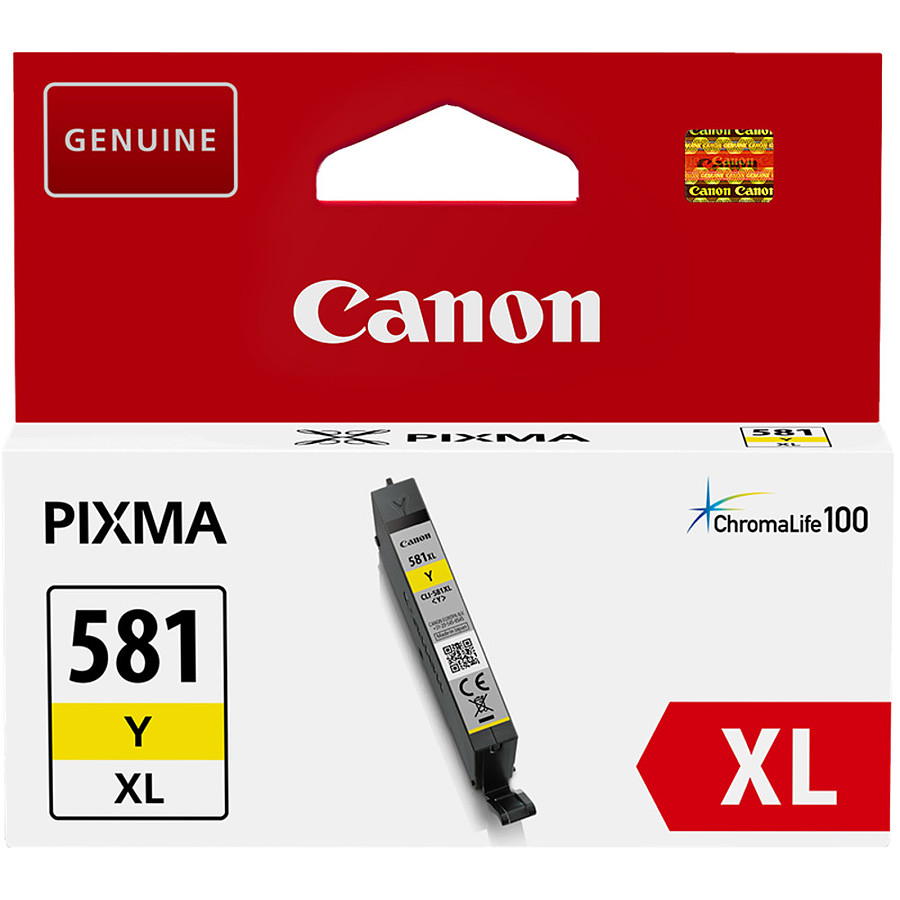 Cartouche d'encre Canon CLI-581Y Jaune XL