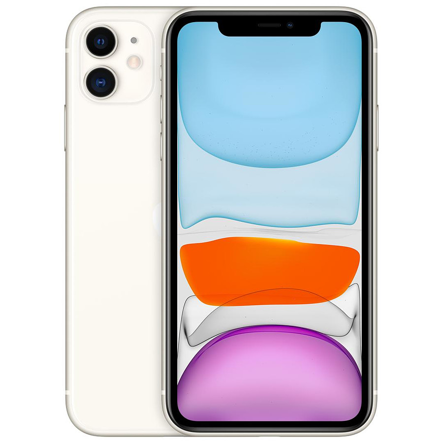 Smartphone reconditionné Apple iPhone 11 (blanc) - 64 Go · Reconditionné