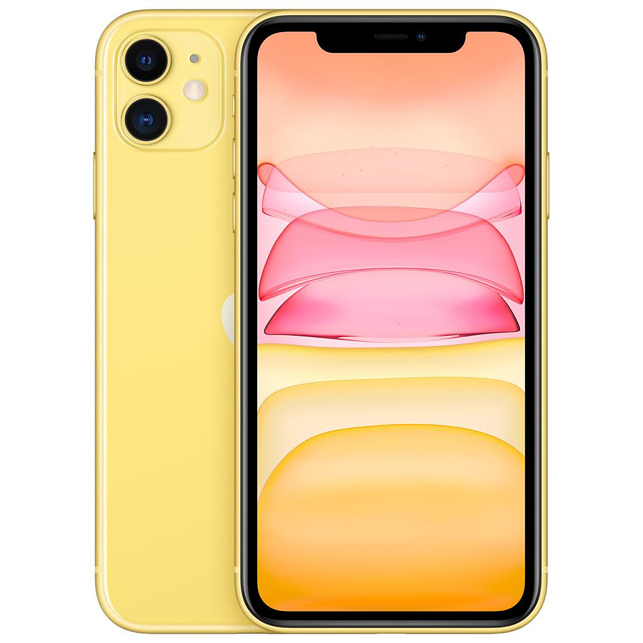 Smartphone reconditionné Apple iPhone 11 (jaune) - 64 Go · Reconditionné