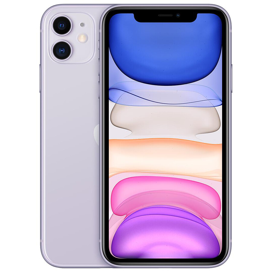 Smartphone reconditionné Apple iPhone 11 (mauve) - 64 Go · Reconditionné