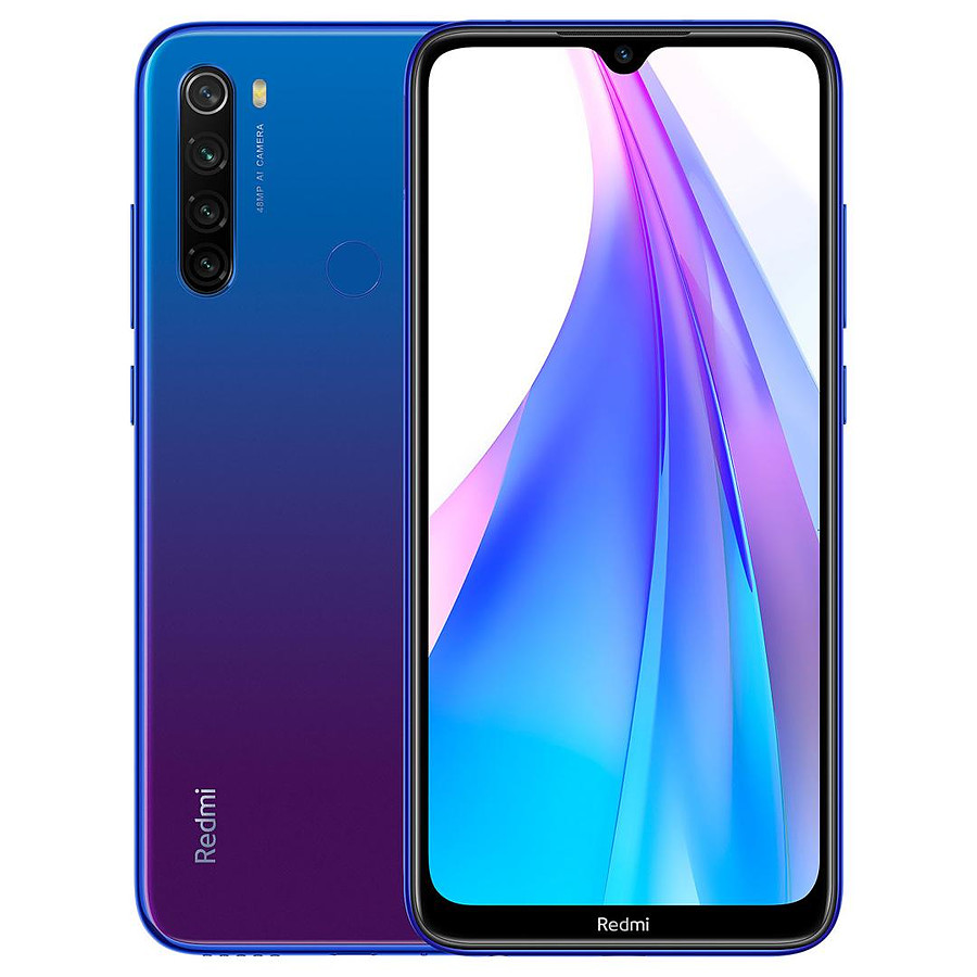 Smartphone reconditionné Xiaomi Redmi Note 8T Bleu - 64 Go · Reconditionné