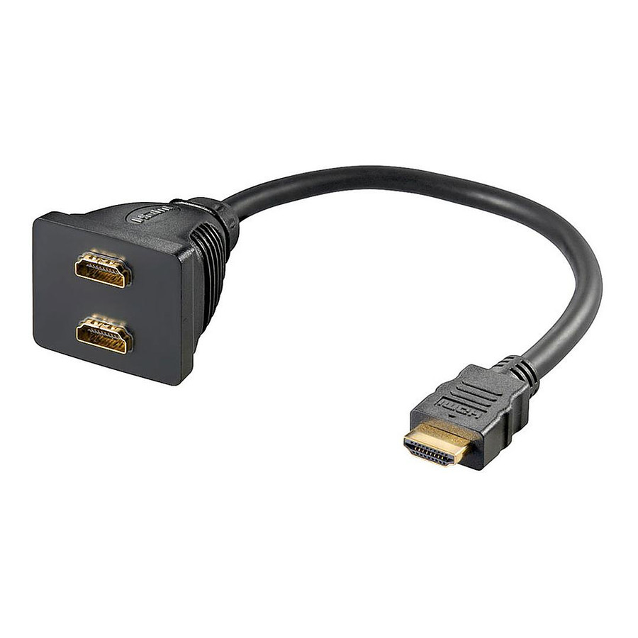 Câble HDMI Adaptateur HDMI vers 2 ports HDMI - 20 cm