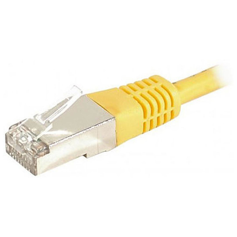 Câble RJ45 Cable RJ45 Cat 6a F/UTP (jaune) - 2 m