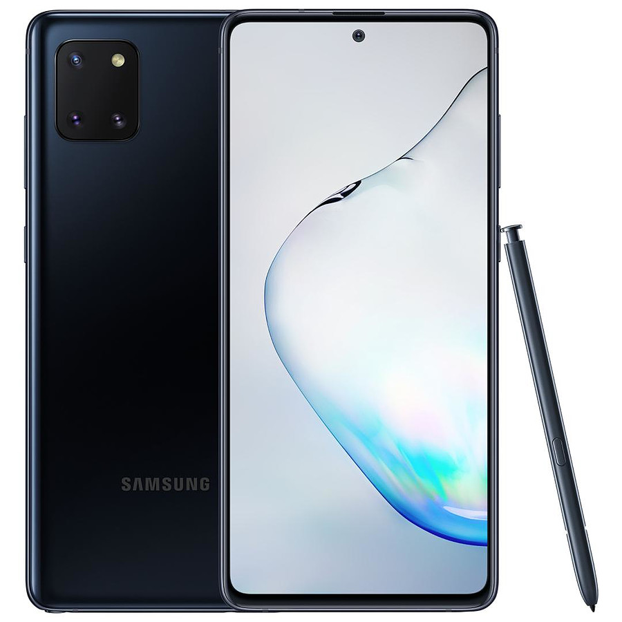 Smartphone reconditionné Samsung Galaxy Note 10 Lite (noir) - 6 Go - 128 Go · Reconditionné