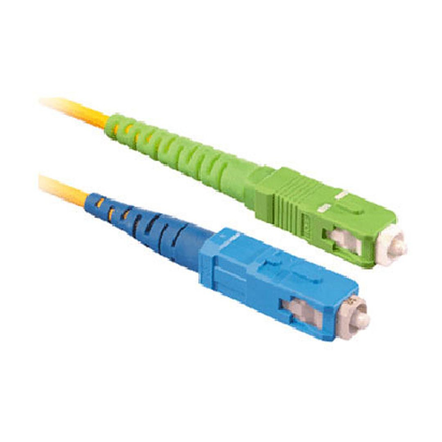 Câble fibre Optique Jarretière optique simplex monomode 9/125 SC-APC/SC-UPC - 20 m