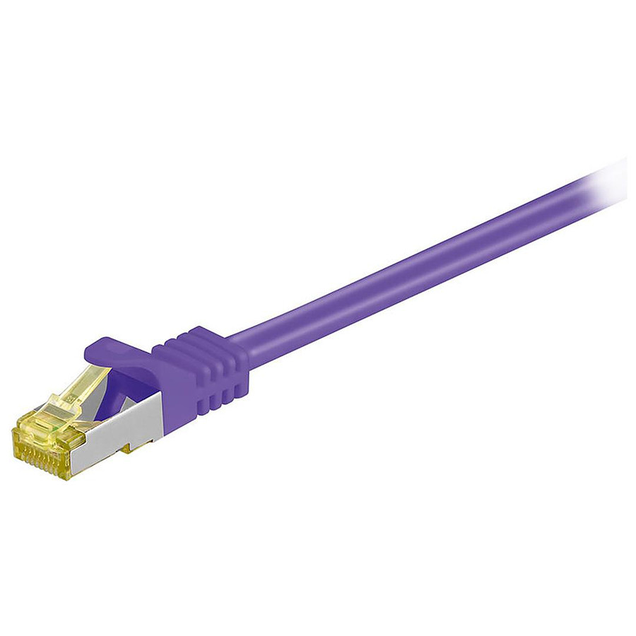Câble RJ45 Cable RJ45 Cat 7 S/FTP (violet) - 0,5 m