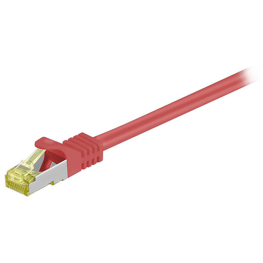 Câble RJ45 Cable RJ45 Cat 7 S/FTP (rouge) - 10 m