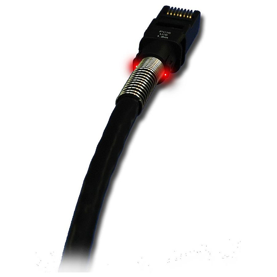 Câble RJ45 Cable RJ45 Cat 6a U/UTP (noir) - 3 m