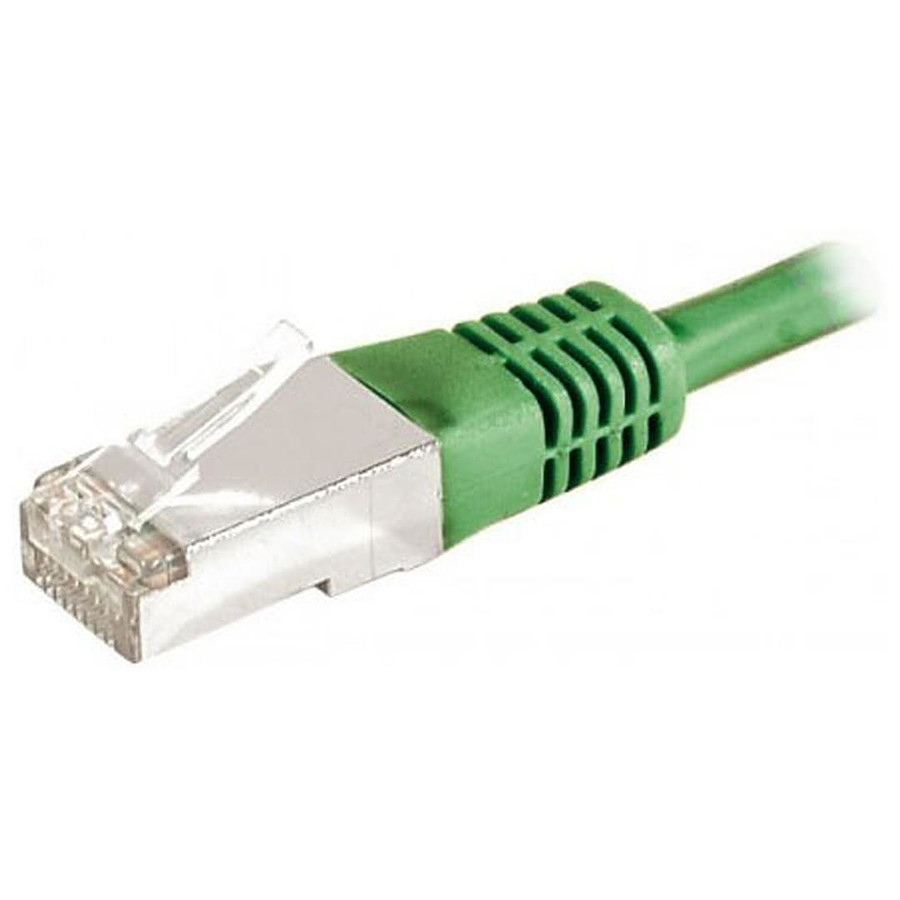 Câble RJ45 Cable RJ45 Cat 6a F/UTP (vert) - 7,5  m