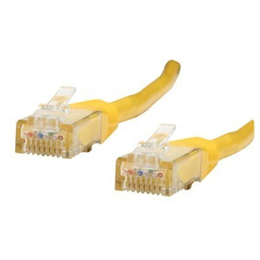 Câble RJ45 Cable RJ45 Cat 6 U/UTP (jaune) - 10 m