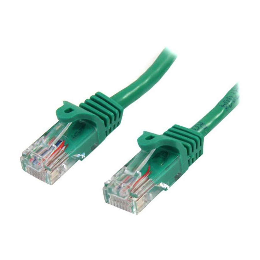 Câble RJ45 Cable RJ45 Cat 5e U/UTP (vert) - 1 m