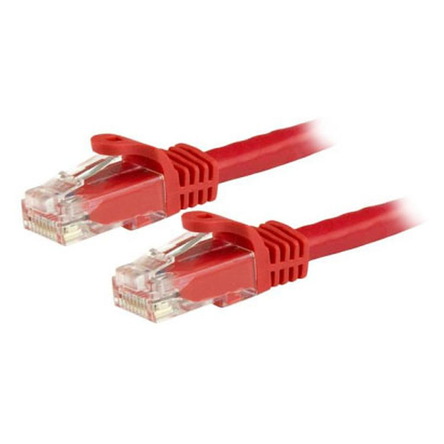 Câble RJ45 Cable RJ45 Cat 6 U/UTP (rouge) - 10 m