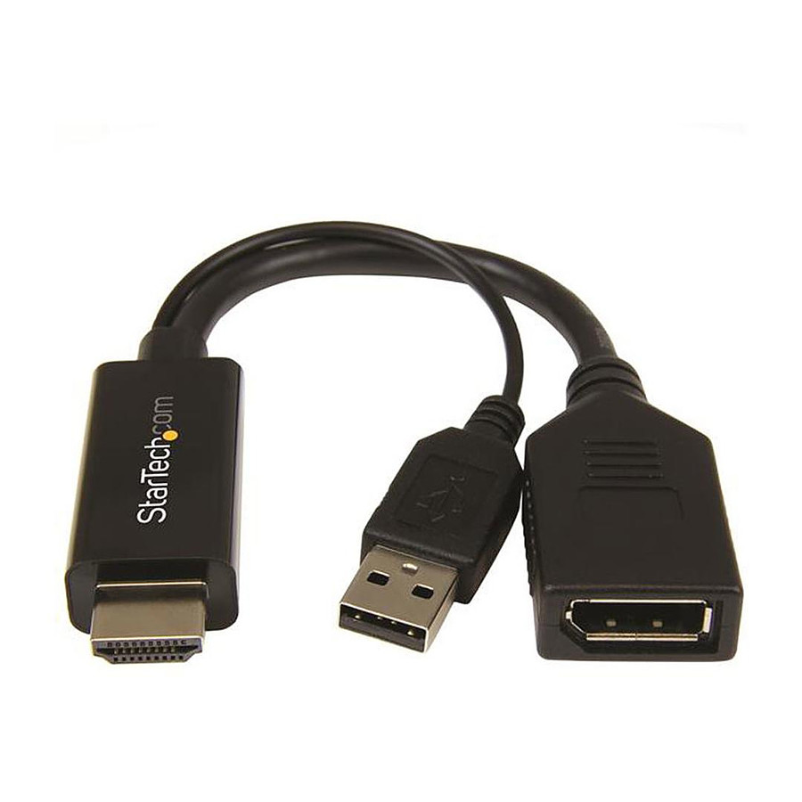 Câble HDMI Adaptateur HDMI 1.4 vers DisplayPort avec alimentation USB