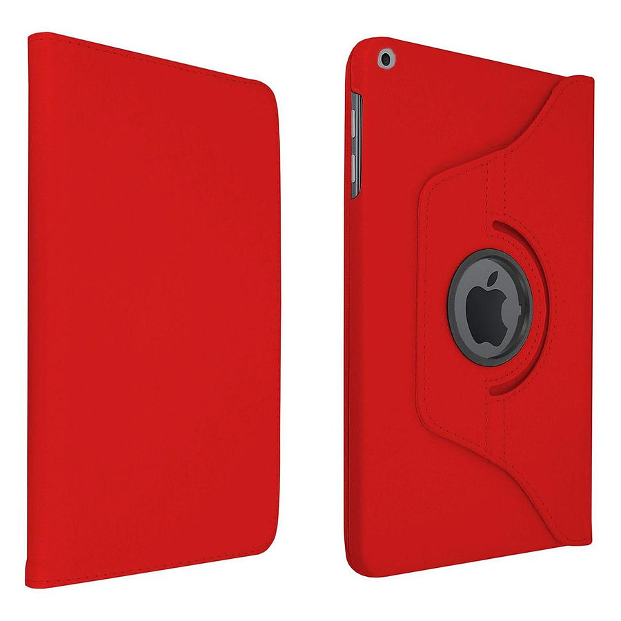 Accessoires tablette tactile Akashi Etui Folio Rouge pour iPad 10.2" (Gen 8 et 9)