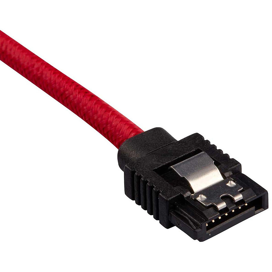 Câble Serial ATA Corsair Câble SATA gainé Premium (rouge) - 60 cm