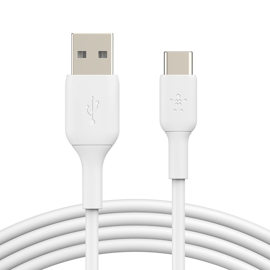 Adaptateurs et câbles Câble USB-C vers USB-A (blanc) - 1 m