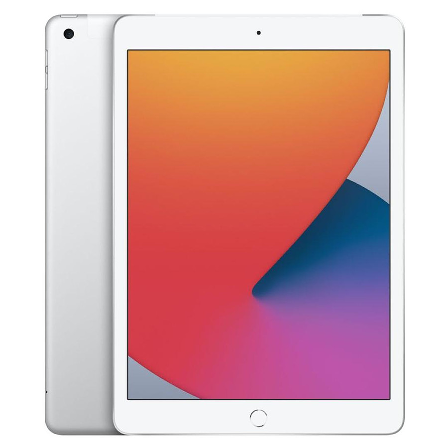 Tablette reconditionnée Apple iPad Wi-Fi + Cellular 10.2 - 128 Go - Argent (8 ème génération) · Reconditionné