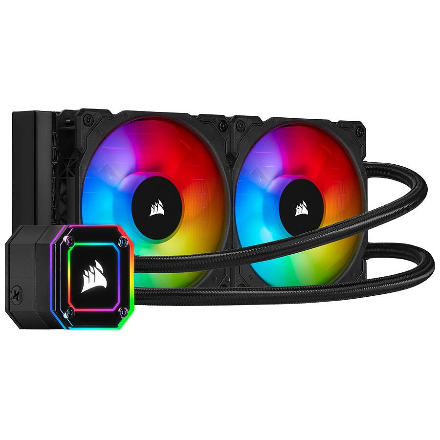 Corsair ICUE H100i Elite CAPELLIX + Kit de fixation socket Intel LGA