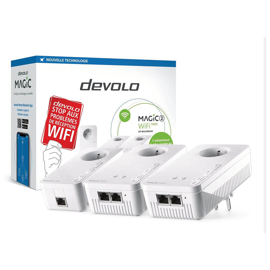 Devolo Dlan 550 Wifi Starter Kit - 2 Adaptateurs Cpl - 500 Mbits/s