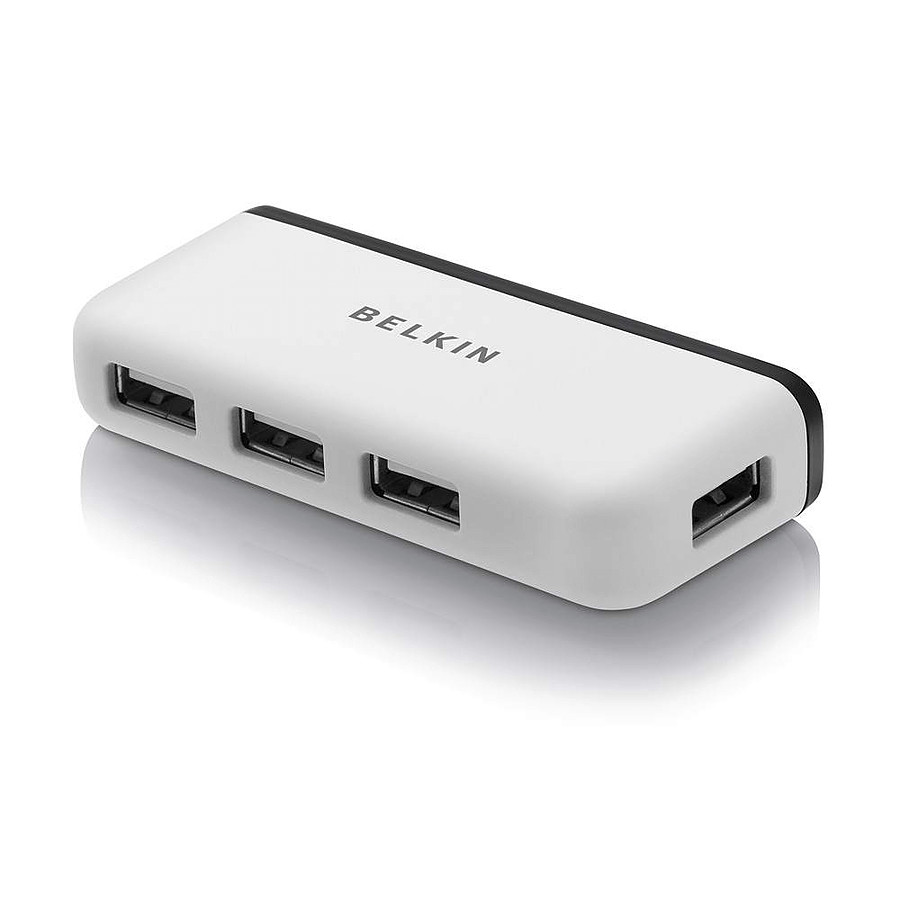 Câble USB Belkin Hub de voyage USB 2.0 - 4 ports