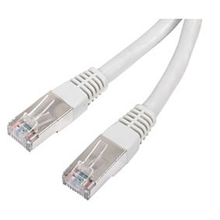 Câble RJ45 Cable RJ45 Cat 6 S/FTP - 0,15 m (Blanc)