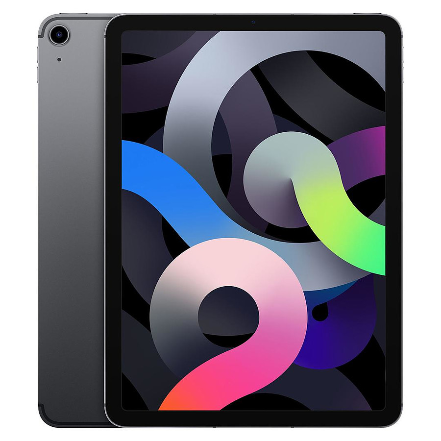 Tablette reconditionnée Apple iPad Air 2020 10,9 pouces Wi-Fi + Cellular - 64 Go - Gris sidéral (4 ème génération) · Reconditionné
