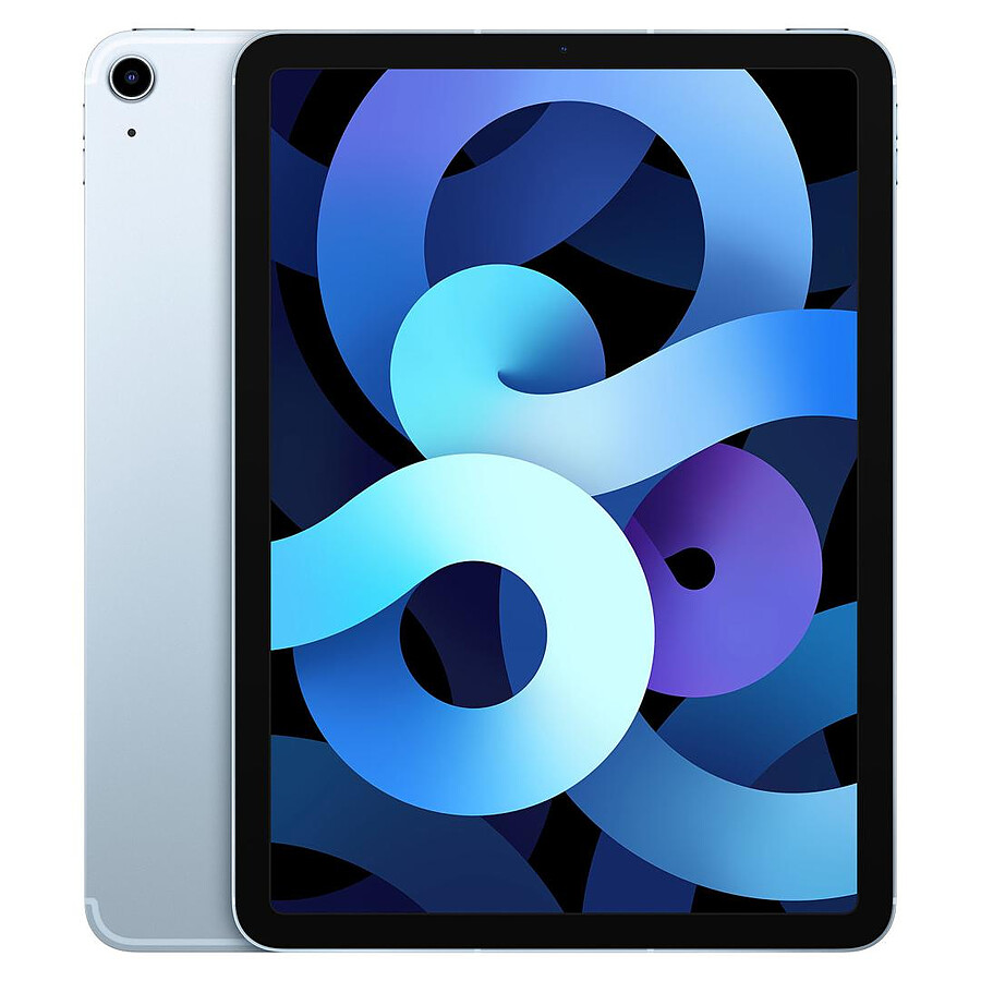 Tablette reconditionnée Apple iPad Air 2020 10,9 pouces Wi-Fi + Cellular - 64 Go - Bleu ciel (4 ème génération) · Reconditionné