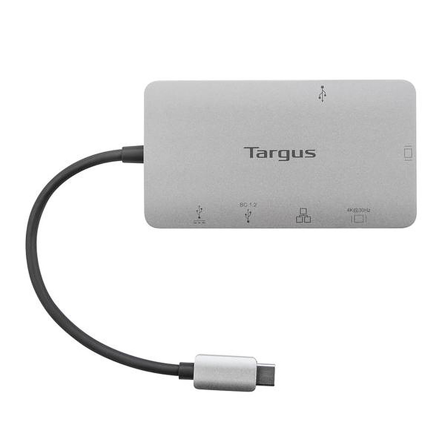 Câble USB Targus Station d'accueil USB-C DP Alt Mode vidéo unique 4K HDMI / VGA avec 100 W PD Pass-Through