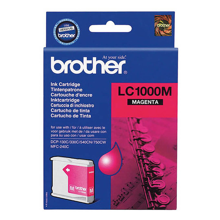 Cartouche d'encre Brother LC1000 - Magenta