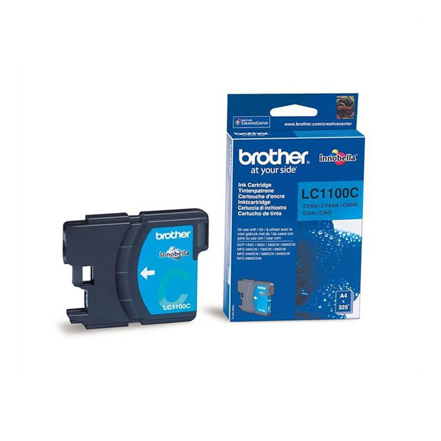 Cartouche d'encre Brother LC1100 - Cyan