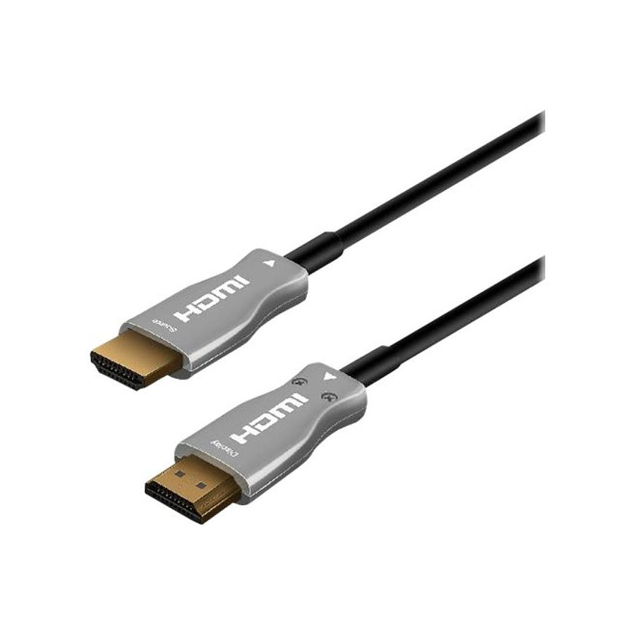 Câble HDMI MCL Câble HDMI 2.0 fibre optique (100m)
