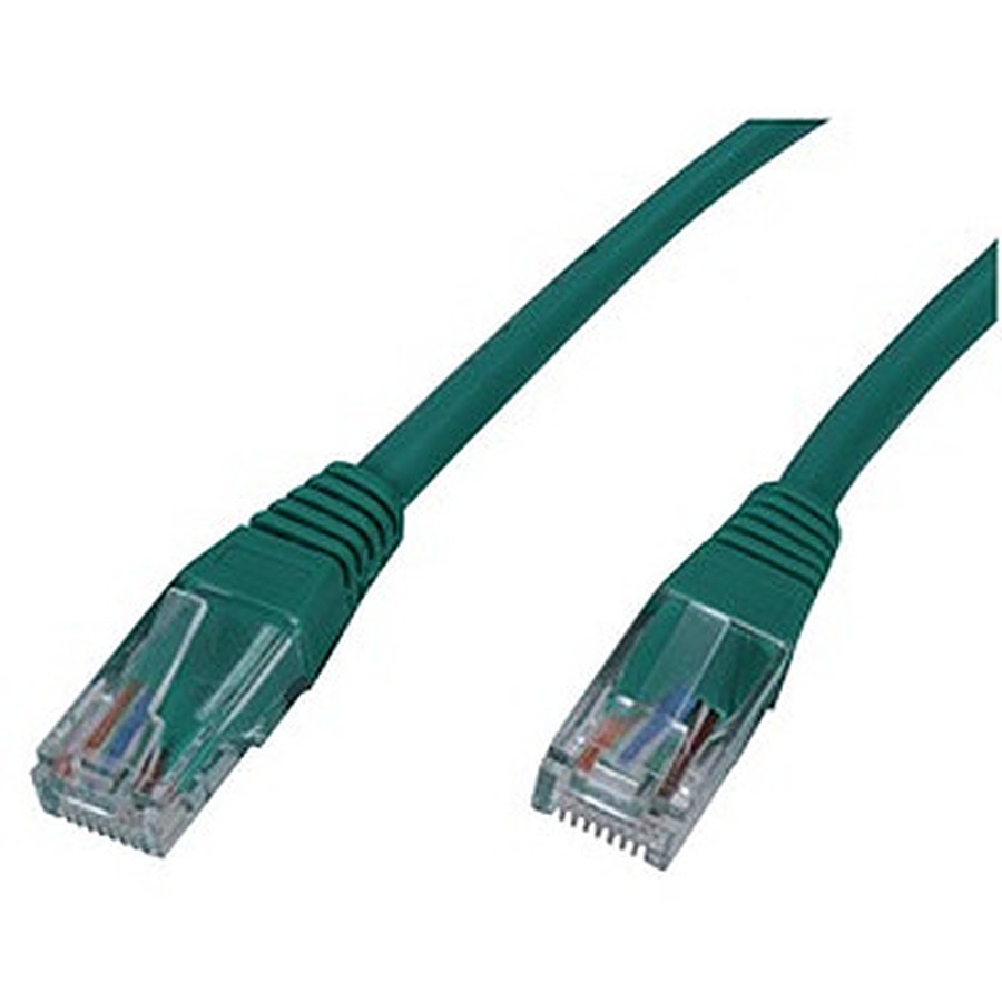 Câble RJ45 Cable RJ45 Cat 5e U/UTP (Vert) - 0,15 m