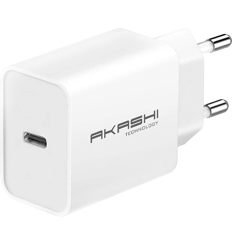 Chargeur Akashi Chargeur secteur intelligent 3A USB-C 20W
