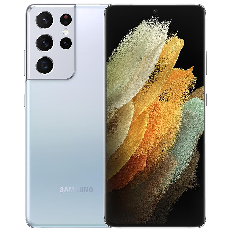 Smartphone reconditionné Samsung Galaxy S21 Ultra 5G (Silver) - 512 Go - 16 Go · Reconditionné