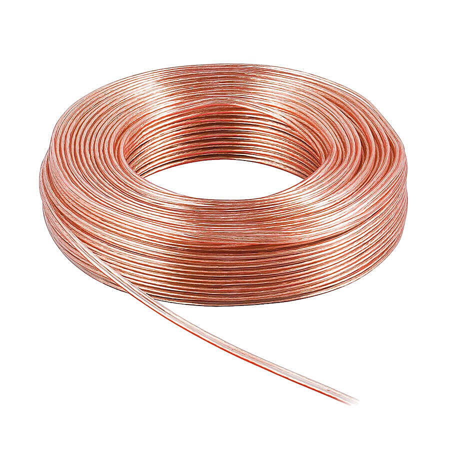Câble d'enceintes Câble Haut-Parleur 2.5 mm² en cuivre OFC - rouleau de 25 mètres