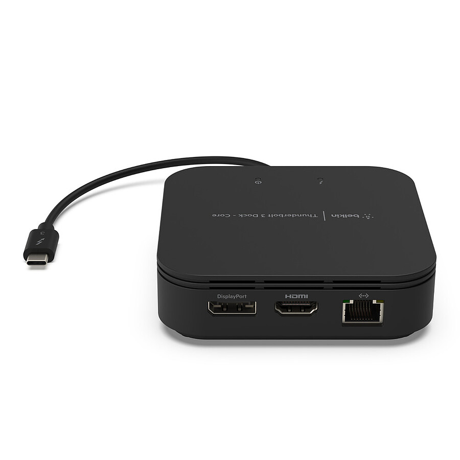 Station d'accueil PC portable Belkin Station d'accueil Thunderbolt 3 et USB-C avec HDMI et DisplayPort 4K